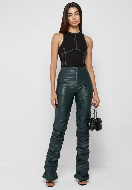 SEXY FAUX LEATHER PANTS