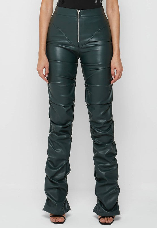 SEXY FAUX LEATHER PANTS